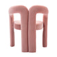 Contemporary Designed  Fabric Upholstered Accent/Dining Chair /Barrel Side Chairs -set of 2
