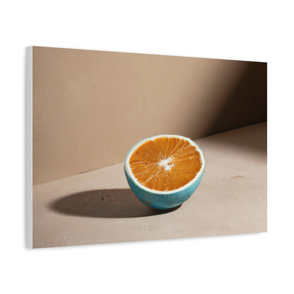 Blue Orange Matte Canvas, Stretched, 1.25"