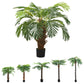 vidaXL Artificial Phoenix Palm with Pot Green Faux Fake Plant Multi Sizes-4
